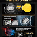 Auxbeam X-PRO Series - Luces LED para conducción