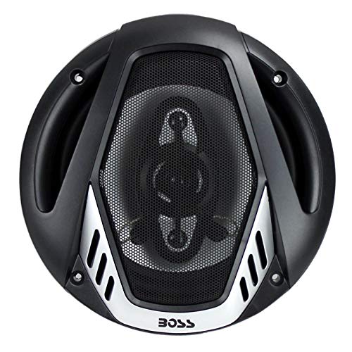 4) NEW BOSS NX654 6.5" 800W 4-Way Car Audio Coaxial Speakers Stereo Black 4 Ohm