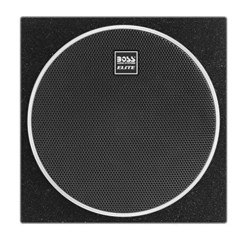 Boss Audio Systems Elite Series BE8AE - Subwoofer y Amplificador de Coche - 400 W de Alta Salida, Amplificador Incorporado, subwoofer de 8 Pulgadas, Control Remoto de subwoofer