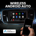 BOSS Audio Systems Elite BE920WCPA - Sistema estéreo de coche inalámbrico Apple CarPlay y Android Auto, visualización táctil doble DIN de 7 pulgadas, unidad principal Bluetooth, receptor de radio, USB, sin reproductor de CD, gancho a amplificador