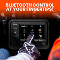 BOSS Audio Systems Receptor de calibre BPRZR5, sistema de 5 altavoces para modelos Polaris RZR 900S, 1000 y Turbo 2 y 4 asientos, receptor clasificado IPX6, Bluetooth, resistente a la intemperie, USB, sintonizador AM/FM, sin reproductor de CD