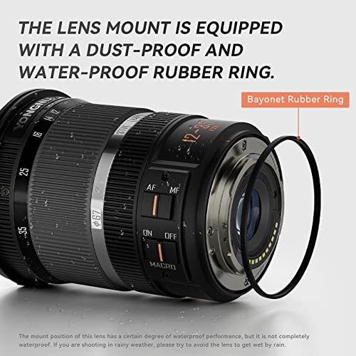 YONGNUO YN12-35 mm F2.8-4M Lente de zoom estándar, ASPH Auto Focus para cámaras Micro Cuatro Tercios Panasonic LUMIX Lente de cámara profesional