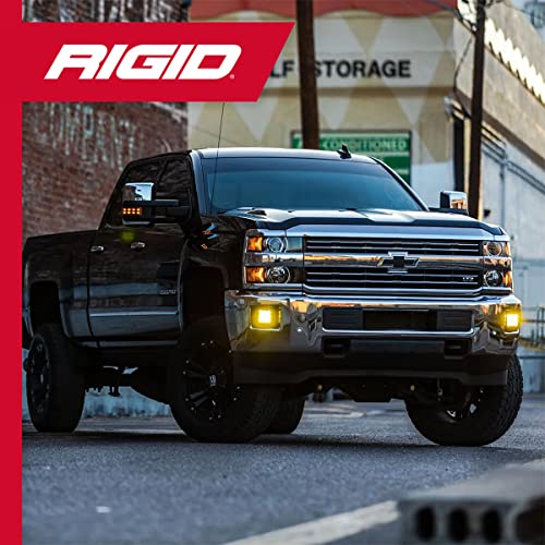 RIGID INDUSTRIES SR-Series DOT/SAE J583 - Par de luces antiniebla LED amarillas selectivas de 6 pulgadas para automóviles