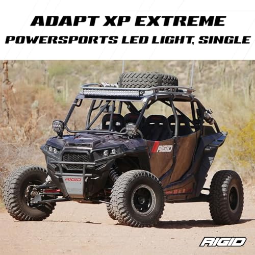 RIGID Industries – 300414 Adapt XP Extreme Powersports Luz LED con 3 Zonas de iluminación – Módulo GPS – Luz única