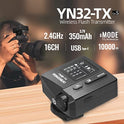 Yongnuo YN32-TX TTL 2.4G Transmisor de flash inalámbrico compatible con cámara Sony, HSS 1/8000s TTL/M/Multi