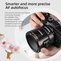 YONGNUO EF-EOS M II Lens Mount Adapter Ring, Auto Focus Adjustable Aperture, Control Converter Ring for Canon EF/EF-S Lens to Canon EOS-M (EF-M Mount)