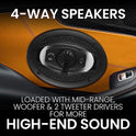 Boss Audio - Altavoces para Coche de 3 vías