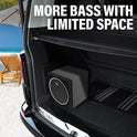 Boss Audio Systems Elite Series BE8AE - Subwoofer y Amplificador de Coche - 400 W de Alta Salida, Amplificador Incorporado, subwoofer de 8 Pulgadas, Control Remoto de subwoofer