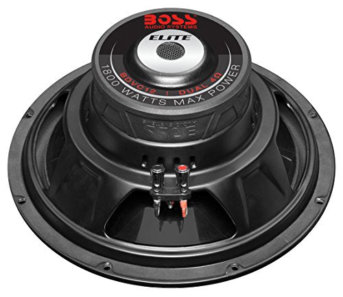 BOSS Audio Elite Series Car Subwoofer, Model BDVC12 | 12" 1800 Watt Dual Voice Coil