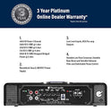 Planet Audio AC40001D 4000W MAX Anarchy Series Class D Monoblock Power Amplifier