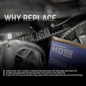 Polaris - Correa de transmisión para RZR XP Turbo, XP 4 Turbo, RS1, XP 1000, XP 4 1000, XPEDITION ADV, XP y RANGER XP 1000, CREW XP 1000 modelos y más, funciona más fresco, rendimiento OEM, duradero -