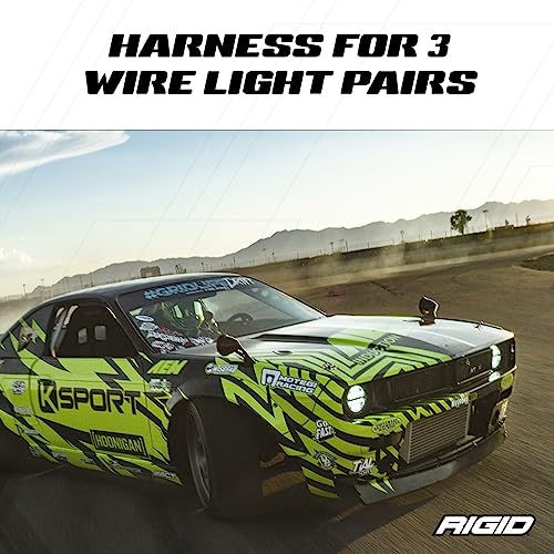 RIGID INDUSTRIES- Arnés de la serie 360; 3 cables (10 pies) (36360)