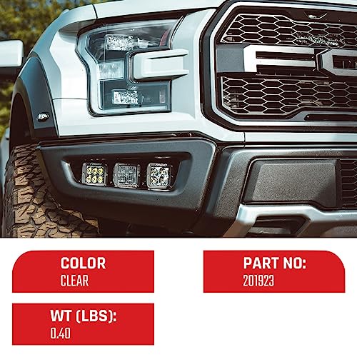 Rigid Industries 201923 cubierta de luz (D-Series, 3 pulgadas, transparente, universal)