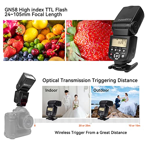 YONGNUO YN565EX III E-TTL Camera Flash Speedlite for Canon DSLR Cameras