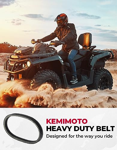 Kemimoto - Correa de transmisión para ATV, resistente compatible con Kawasaki Brute Force 650 750 2005-2020 / KFX700 2004-2009 / Prairie 360 650 700 2002-2012 / Teryx 750 2011 Reemplaza 44 448 59011-1080 59011-0019