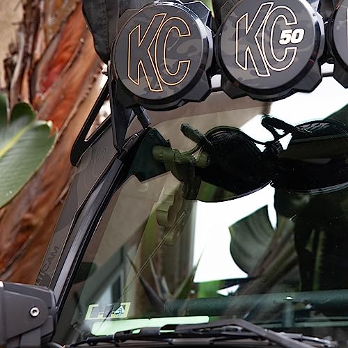 KC HiLiTES 6300 Kit de interruptor de dos luces, negro