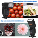 YONGNUO YN968N II YN968NII GN60, unidad Speedlite de flash inalámbrico en la cámara, HSS TTL 1/8000s, para Nikon D7300 D7200 D7100 D5600 D5500 D3300 D3000 D500 D810 D7500000