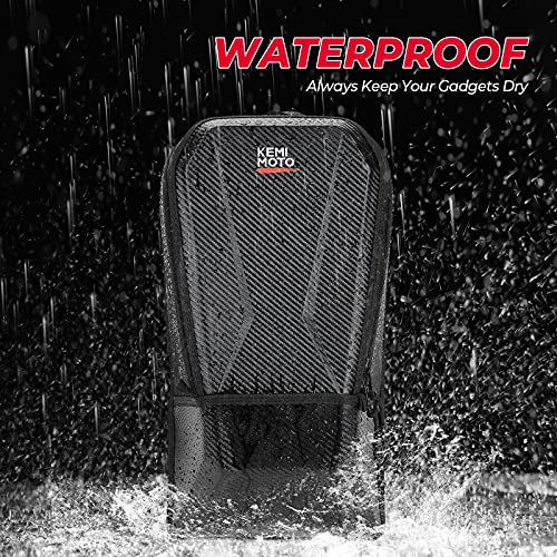 KEMIMOTO X3 Bolsa de almacenamiento X3 mejorada, bolsa de almacenamiento de hombro central, caja de consola entre asiento compatible con Can Am Maverick X3 MAX XRS XDS Turbo R RR 2017 2018 2019 2020 2021 2022 2023
