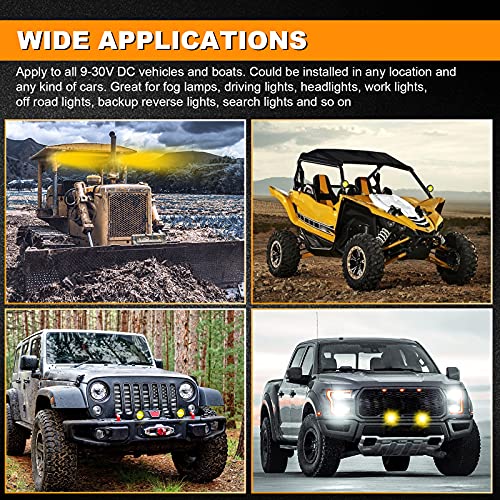 Auxbeam 4 Inch Square Driving Pod Light