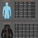Venustas Sudadera con capucha climatizada con batería 11V para unisex con 5 zonas de calefacción, sudadera climatizada para hombres y mujeres