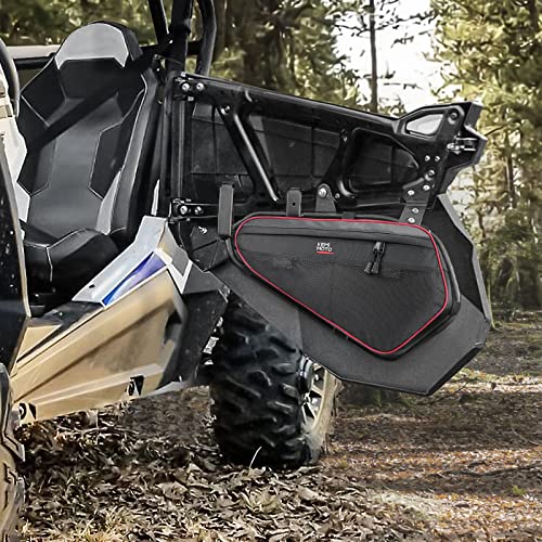 KEMIMOTO UTV - Bolsas para puerta inferior mejoradas 1680D XP 1000 bolsas de accesorios de almacenamiento con 4 bolsillos de red de almacenamiento compatibles con RZR 900 S 1000 S XP 1000 4 XP Turbo 4 Turbo S 4 2014-2023 bolsas de herramientas para puerta