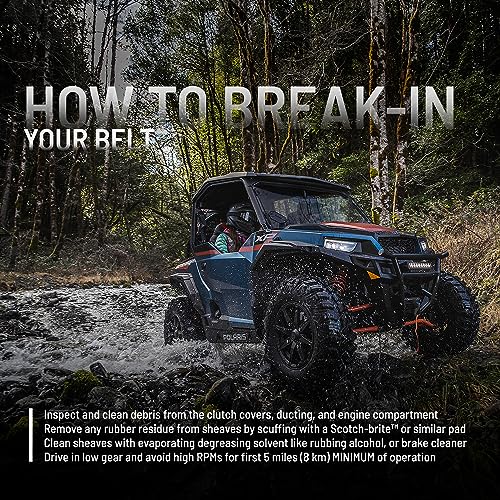 Polaris - Correa de transmisión para RZR XP Turbo, XP 4 Turbo, RS1, XP 1000, XP 4 1000, XPEDITION ADV, XP y RANGER XP 1000, CREW XP 1000 modelos y más, funciona más fresco, rendimiento OEM, duradero -
