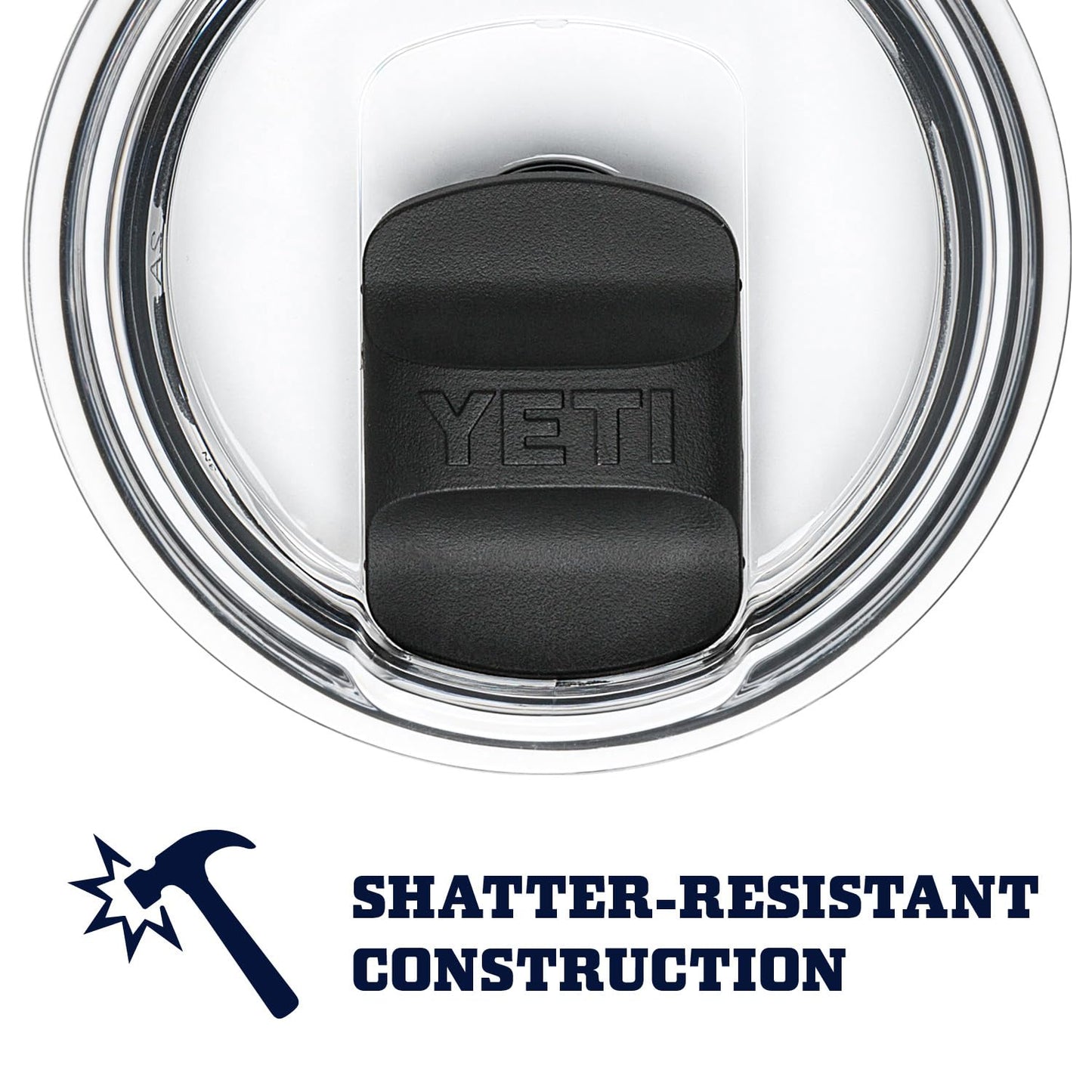 YETI Rambler Vaso de 20 onzas, acero inoxidable, aislado al aspiradora con tapa MagSlider, color azul