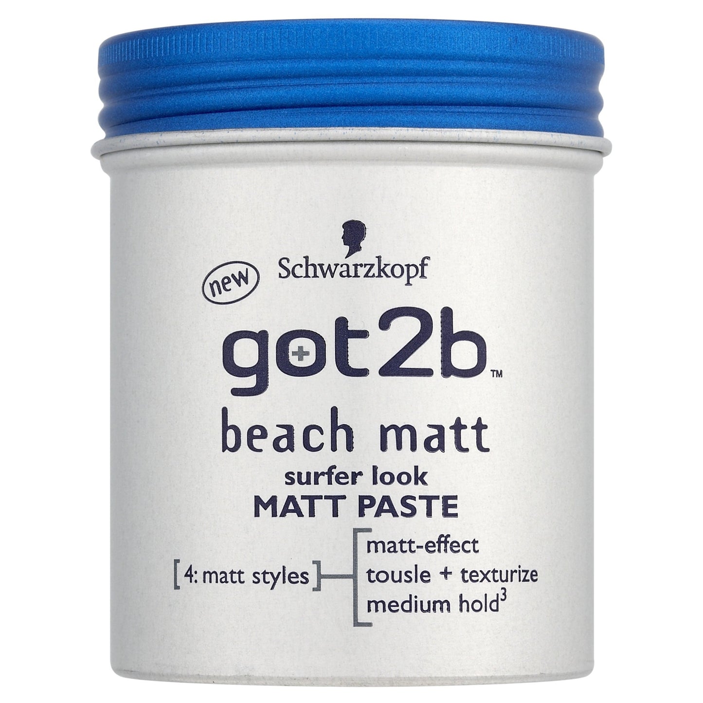 Got2b Strand Matte Beach Mat Matt Paste 100 ml, Pack of 2 by GOT 2B