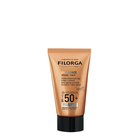 FILORGA UV-BRONZE FACE SPF50+ fluido solar antiedad para el rostro [Antiedad+Manchas]