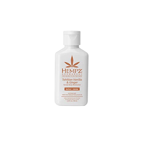 Hempz Hidratante corporal de hierbas de vainilla y jengibre de Tahití