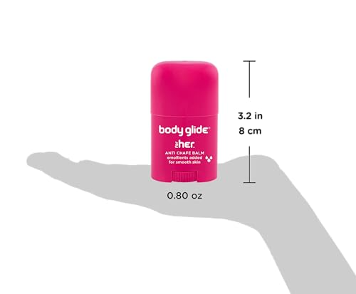 Cuerpo Glide para ella 42.5 gram anti Chafe Bálsamo, Rosado, 1.5oz