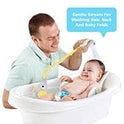 Yookidoo - Cabezal de ducha de baño para bebé, bomba de agua con boquilla | Control de flujo de agua de 2 pomos de elefante para máxima diversión en la tina o fregadero para bebés recién nacidos