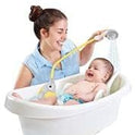 Yookidoo - Cabezal de ducha de baño para bebé, bomba de agua con boquilla | Control de flujo de agua de 2 pomos de elefante para máxima diversión en la tina o fregadero para bebés recién nacidos