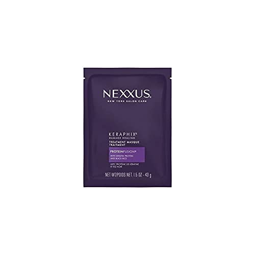 Nexxus Keraphix Máscara de cabello de daño severo, de segundo paso, 1.5 onzas (Paquete de 2)