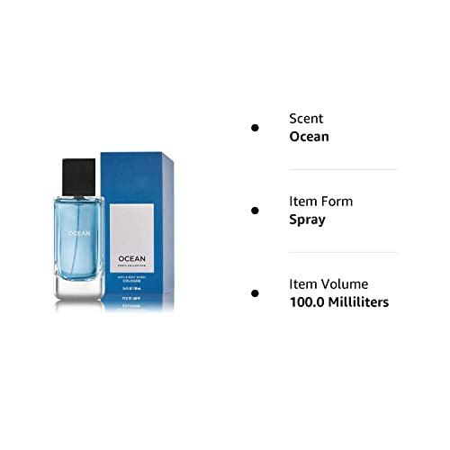 Bath and Body Works Ocean Cologne Colección para hombre, nuevo empaque, 3.4 onzas
