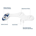 Luxe Bidet Neo 120 (Elite Series) - Boquilla autolimpiante - Accesorio mecánico no eléctrico para inodoro de bidé con válvulas de grifo fuertes y mangueras de metal