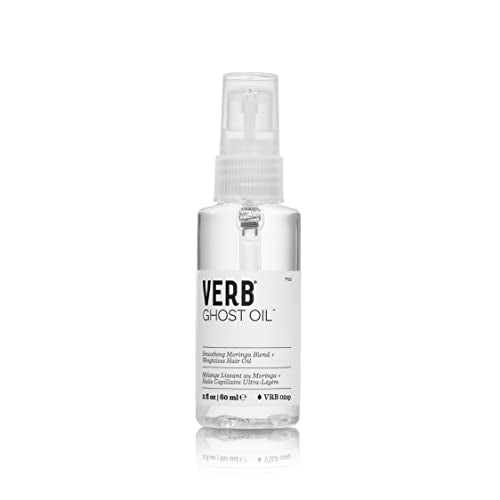 Verb Aceite de fantasma, vegano y ligero, aceite revitalizante para el cabello, nutre y promueve el cabello brillante, todos los tipos de cabello