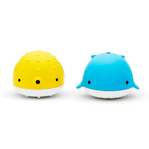 Munchkin® Color Buddies™ - Tabletas hidratantes para baño y 2 dispensadores de juguetes, 20 tabletas