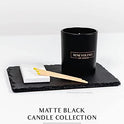 Benevolence LA Vela perfumada – Velas de aromaterapia – Velas aromáticas fuertes de cera de soja natural con vidrio negro mate en caja de regalo