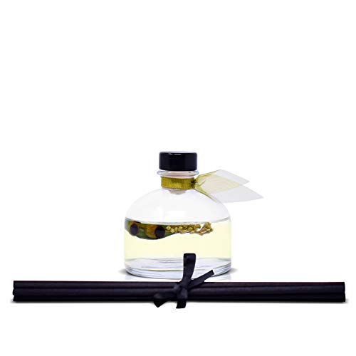 New EUCALYPTUS Scented Reed Diffuser Set REVIVE by LOVSPA Fragrances Fresh Eucalyptus, Sage, Citrus, Bamboo & Mint Great Gift for Mom, Dad, Grandma, Godmother or Aunt