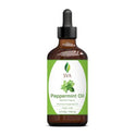 SVA Organics 100% Natural Peppermint Essential Oil â€"Therapeutic Grade Aromatic Oil, 4 Fl Oz with Dropper | Natural Aromatherapy Oils