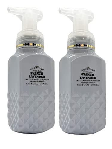 Bath and Body Works Gentle Foaming Hand Soap, French Lavender (2-Pack) 8.75 Ounce