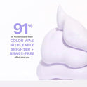 Color WOW Color WOW Control de color púrpura tonificación + espuma de peinado para cabello rubio, 6.8 oz, 6.8 oz