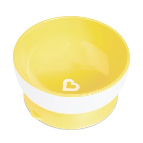 Munchkin Stay Put Plato hondo con ventosa, 3 unidades
