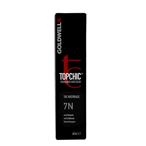 Goldwell Topchic Hair Color Coloration (Tube) 7N Mid Blonde by Goldwell