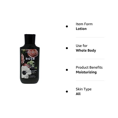 Bath and Body Works ROSE Super Smooth Body Lotion 8 Fluid Ounce