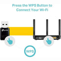TP-Link Archer T4U V3 1300Mbps Dual Band USB 3.0 WiFi Adapter 1300Mbps Adaptador de Cable