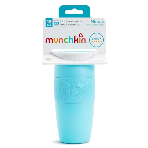 Munchkin Miracle 360 Sippy Cup, Purple, 14 Ounce