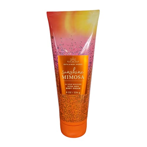 Bath and Body Works Sunshine Mimosa Ultra - Crema corporal de karité (226 g)