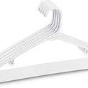 Utopia Home Perchas de plástico Blanco – Durable & Slim – Ideal para organizar armarios – Elegante y Simple Mirada Perchas